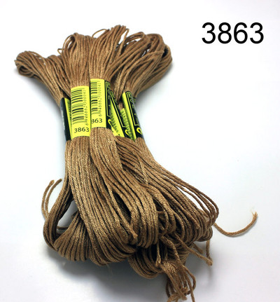 10 tükki ristpistes niiti / ristpistes tikkimisniiti / kohandatud niitide värvi 12