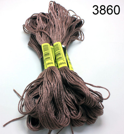 10 tükki ristpistes niiti / ristpistes tikkimisniiti / kohandatud niitide värvi 12