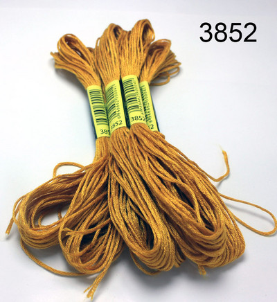 10 tükki ristpistes niiti / ristpistes tikkimisniiti / kohandatud niitide värvi 12