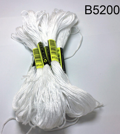 10 tükki ristpistes niiti / ristpistes tikkimisniiti / kohandatud niitide värvi 12