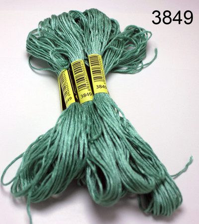 10 tükki ristpistes niiti / ristpistes tikkimisniiti / kohandatud niitide värvi 12