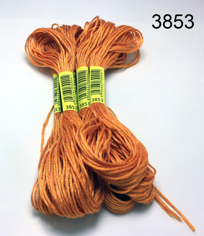 10 tükki ristpistes niiti / ristpistes tikkimisniiti / kohandatud niitide värvi 12