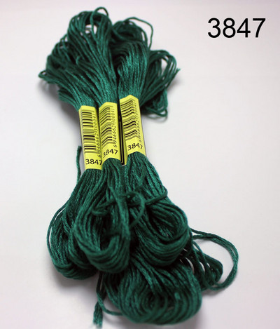 10 tükki ristpistes niiti / ristpistes tikkimisniiti / kohandatud niitide värvi 12