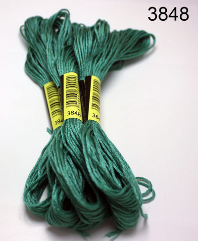 10 tükki ristpistes niiti / ristpistes tikkimisniiti / kohandatud niitide värvi 12