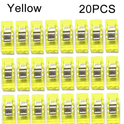 50 de bucăți cleme de cusut multifuncționale cleme colorate plastic artizanat croșetat tricotat cleme de siguranță cleme de legare culori asortate hârtie