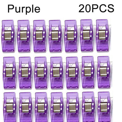 50 de bucăți cleme de cusut multifuncționale cleme colorate plastic artizanat croșetat tricotat cleme de siguranță cleme de legare culori asortate hârtie