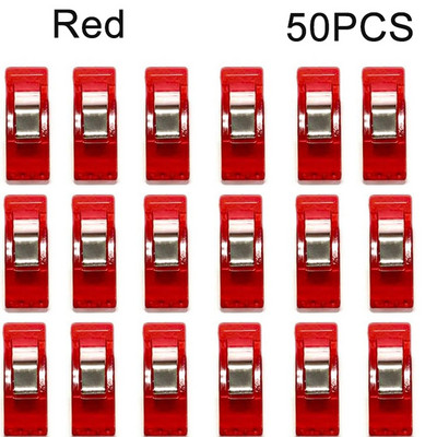 50 de bucăți cleme de cusut multifuncționale cleme colorate plastic artizanat croșetat tricotat cleme de siguranță cleme de legare culori asortate hârtie