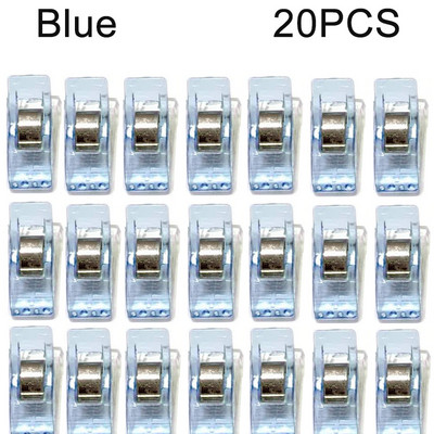50 de bucăți cleme de cusut multifuncționale cleme colorate plastic artizanat croșetat tricotat cleme de siguranță cleme de legare culori asortate hârtie