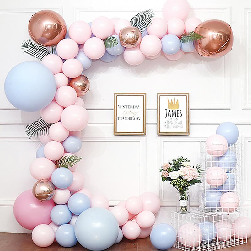 5/12/18 collu Macaron lateksa balons pasteļa konfekšu hēlija balons kāzu dzimšanas dienas ballītes dekorēšana bērnu dušas arkas dekorēšanai