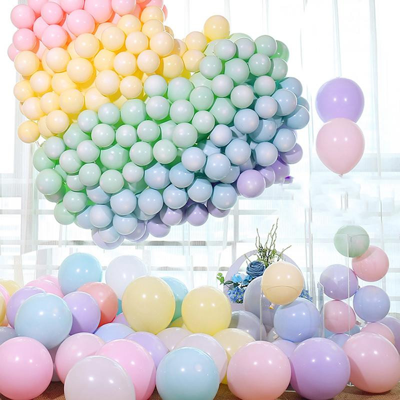 5/12/18 collu Macaron lateksa balons pasteļa konfekšu hēlija balons kāzu dzimšanas dienas ballītes dekorēšana bērnu dušas arkas dekorēšanai