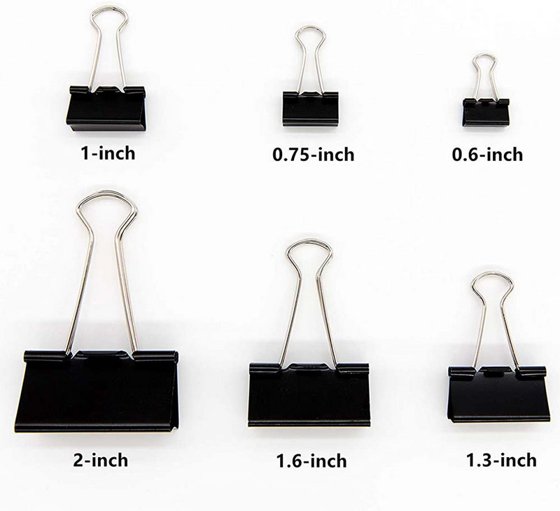 10/5 τμχ Μεταλλικοί συνδετήρες συνδετήρες Κλιπς 15/19/25/32/41 ΜΜ Κλιπς για βιβλία Γραφική ύλη Σχολική προμήθειες γραφείου Υψηλής ποιότητας
