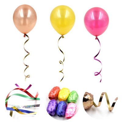 1 buc/pachet de 10 m folie de aluminiu balon cu heliu frânghie panglica laser nunta petrecere de nastere ambalaj cadou DIY pentru Craciun Halloween