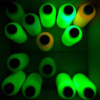 1000 Yards Φωτεινή κλωστή κεντήματος Glow In The Dark Cross DIY Χειροποίητα αξεσουάρ γραμμής ραπτικής βελονιάς