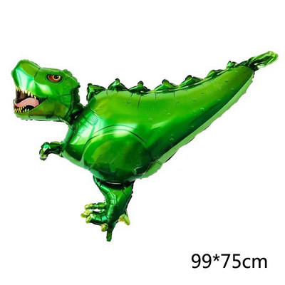Suur 3D Tyrannosaurus Rex Raptor Triceratops Alumiiniumfooliumist džungel Loomade õhupall Sünnipäevapeo kaunistus Laste mänguasjapall