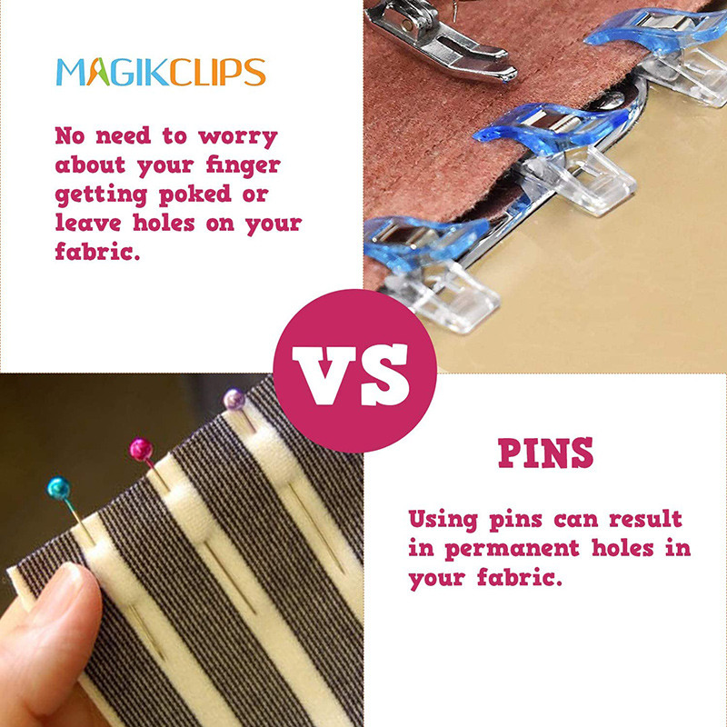 20 db Többcélú műanyag varrókapcsok foltvarró klip színes kézműves horgolás kötőszövet varrás kötőbilincs biztonsági kapocs