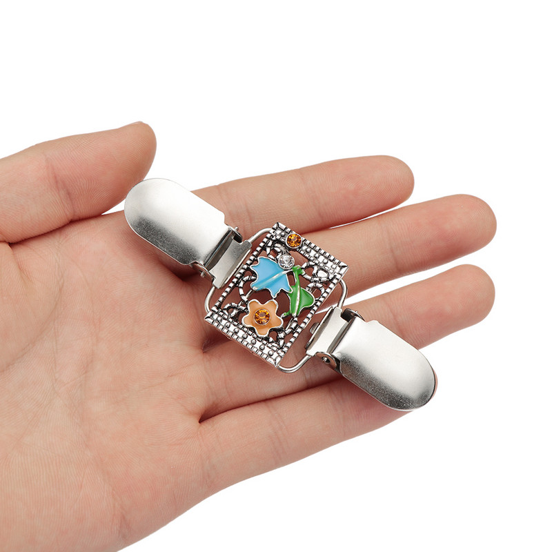 Retro megztinio segtukai drabužiams skalbinių segtukai Šaliko segtukai Sagė Smeigtuko sagčių laikiklis Moteriška suknelė Papuošalai