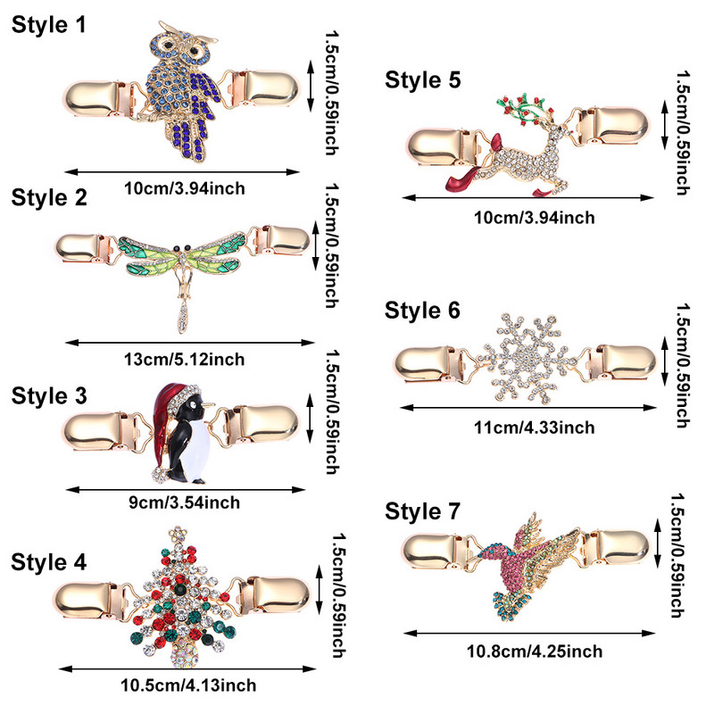 Retro megztinio segtukai drabužiams skalbinių segtukai Šaliko segtukai Sagė Smeigtuko sagčių laikiklis Moteriška suknelė Papuošalai