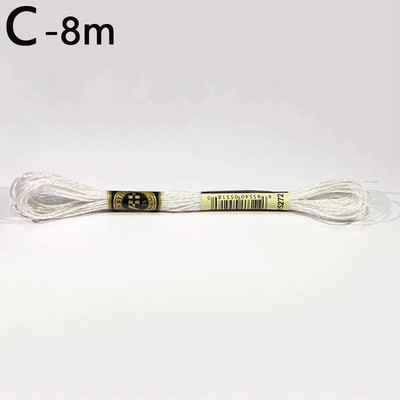 8 metrų daugiaspalvis inkaras, panašus siūlas kryžminio dygsnio medvilnės siuvimo sruogos siuvinėjimas siūlų siūlų rinkinys „pasidaryk pats“ siuvimo įrankiai, amatai