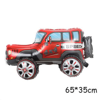 3D Cartoon Cartoon Foil Balloon Buggy Racing Δώρο για τρένο για σκάψιμο για το μωρό ντους Διακοσμήσεις για πάρτι γενεθλίων Παιδικά παιχνίδια Μπαλόνια ηλίου