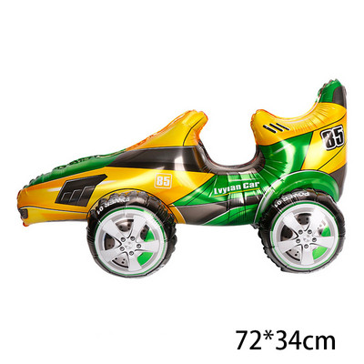 3D multfilma, automašīnas folija, balons, bagijs, sacīkstes, rakšana, vilciens, dāvana, bērnu duša, dzimšanas dienas ballītes, dekorācijas bērniem rotaļlietas, hēlija baloni