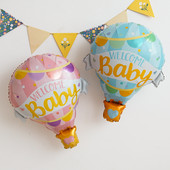 Balon cu aer cald, flori de margaretă albă, balon cu heliu INS, accesoriu foto fierbinte, decorațiuni pentru petrecerea de naștere, pentru nunta, consumabile pentru baby shower