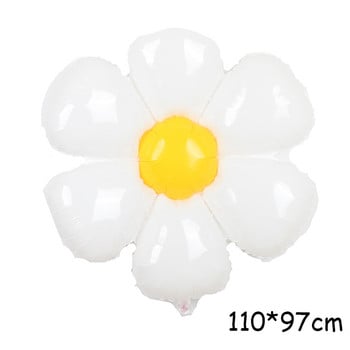 Μπαλόνι ζεστού αέρα White Daisy Flower Helium Balloon INS Hot Photo Prop Διακοσμήσεις για πάρτι γενεθλίων γάμου Προμήθειες για ντους μωρών