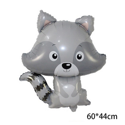 Hirve karu orav kaelkirjak elevant jänes alumiiniumfooliumist õhupall džungliloom heeliumpall laste sünnipäevapeo kaunistused