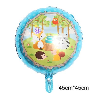 Hirve karu orav kaelkirjak elevant jänes alumiiniumfooliumist õhupall džungliloom heeliumpall laste sünnipäevapeo kaunistused