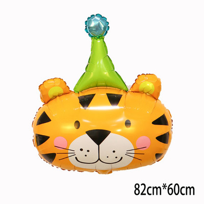 Hirve karu orav kaelkirjak elevant jänes alumiiniumfooliumist õhupall džungliloom heeliumpall laste sünnipäevapeo kaunistused