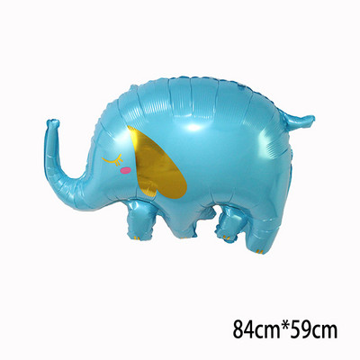 Hirve karu orav kaelkirjak elevant jänes alumiiniumfooliumist õhupall džungliloom heeliumpall laste sünnipäevapeo kaunistused