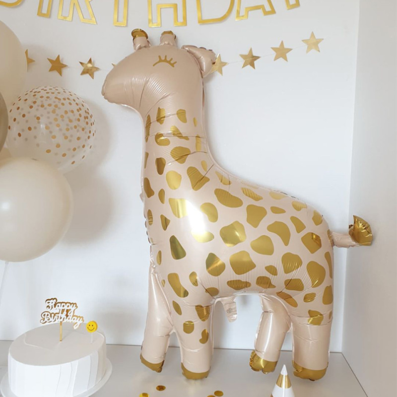 Hirve karu orav kaelkirjak elevant jänes alumiiniumfooliumist õhupall džungliloom heeliumpall laste sünnipäevapeo kaunistused