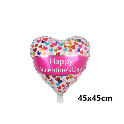 Mīlestības balons Sarkano burtu kvadrātveida alumīnija folijas balons DIY metāla fona panelis rotā kāzu Valentīna dienas ballītes balonu