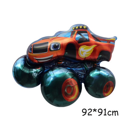 DIY Cartoon Car Airplane Ship Train Fire Truck Foil Balloons Παιδικά δώρα Baby Shower Διακόσμηση πάρτι γενεθλίων Παιχνίδια Μπάλες ηλίου