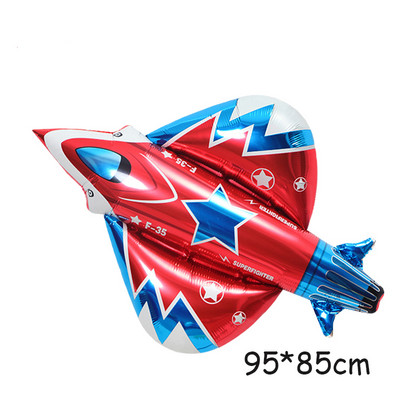 DIY Cartoon Car Airplane Ship Train Fire Truck Foil Balloons Παιδικά δώρα Baby Shower Διακόσμηση πάρτι γενεθλίων Παιχνίδια Μπάλες ηλίου