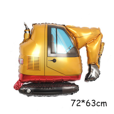 DIY Cartoon Car Airplane Ship Train Fire Truck Foil Balloons Παιδικά δώρα Baby Shower Διακόσμηση πάρτι γενεθλίων Παιχνίδια Μπάλες ηλίου