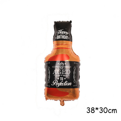 Sticlă de vin Jumbo Ruj Balon din folie Nuntă Te iubesc Sărută-mă Gură Ornament cu bile de heliu Ziua Îndrăgostiților Balon jucărie pentru adulți