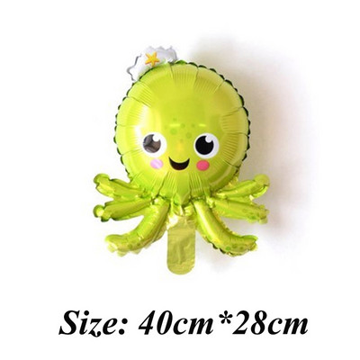 Octopus Crab Shark Foil Balloon Sea Animal Balloons Baby Shower Ocean World Θέμα Παιδικά Διακοσμήσεις για πάρτι γενεθλίων Παιδικά παιχνίδια δώρα