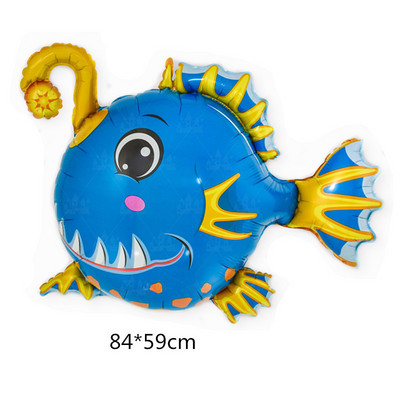 Octopus Crab Shark Foil Balloon Sea Animal Balloons Baby Shower Ocean World Θέμα Παιδικά Διακοσμήσεις για πάρτι γενεθλίων Παιδικά παιχνίδια δώρα