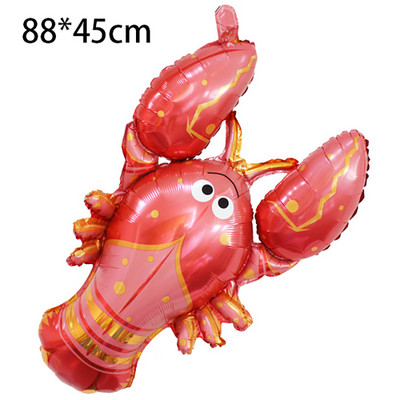 Octopus Crab Shark Foil Balloon Sea Animal Balloons Baby Shower Ocean World Θέμα Παιδικά Διακοσμήσεις για πάρτι γενεθλίων Παιδικά παιχνίδια δώρα