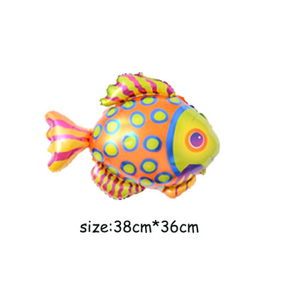 Octopus Crab Shark Foil Balloon Sea Animal Balloons Baby Shower Ocean World Θέμα Παιδικά Διακοσμήσεις για πάρτι γενεθλίων Παιδικά παιχνίδια δώρα