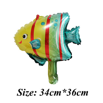 Octopus Crab Shark Foil Balloon Sea Animal Balloons Baby Shower Ocean World Θέμα Παιδικά Διακοσμήσεις για πάρτι γενεθλίων Παιδικά παιχνίδια δώρα