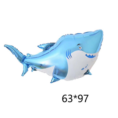 Octopus Crab Shark Foil Balloon Sea Animal Balloons Baby Shower Ocean World Θέμα Παιδικά Διακοσμήσεις για πάρτι γενεθλίων Παιδικά παιχνίδια δώρα