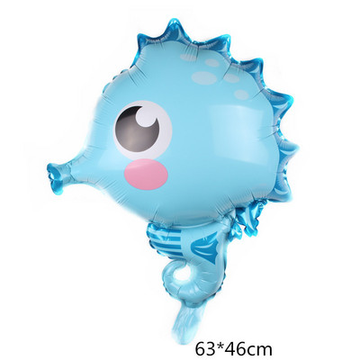 Octopus Crab Shark Foil Balloon Sea Animal Balloons Baby Shower Ocean World Θέμα Παιδικά Διακοσμήσεις για πάρτι γενεθλίων Παιδικά παιχνίδια δώρα