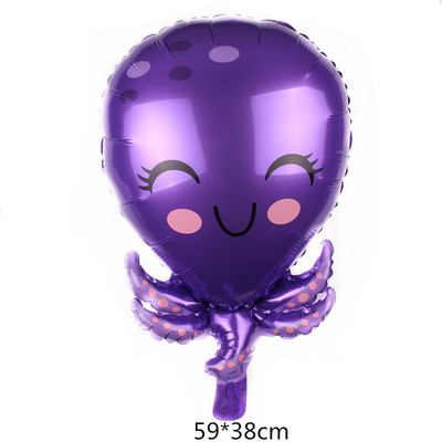 Octopus Crab Shark Foil Balloon Sea Animal Balloons Baby Shower Ocean World Θέμα Παιδικά Διακοσμήσεις για πάρτι γενεθλίων Παιδικά παιχνίδια δώρα