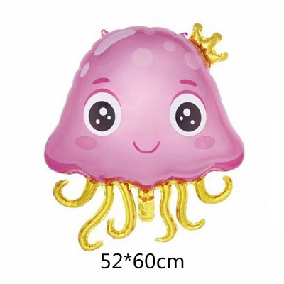 Octopus Crab Shark Foil Balloon Sea Animal Balloons Baby Shower Ocean World Θέμα Παιδικά Διακοσμήσεις για πάρτι γενεθλίων Παιδικά παιχνίδια δώρα