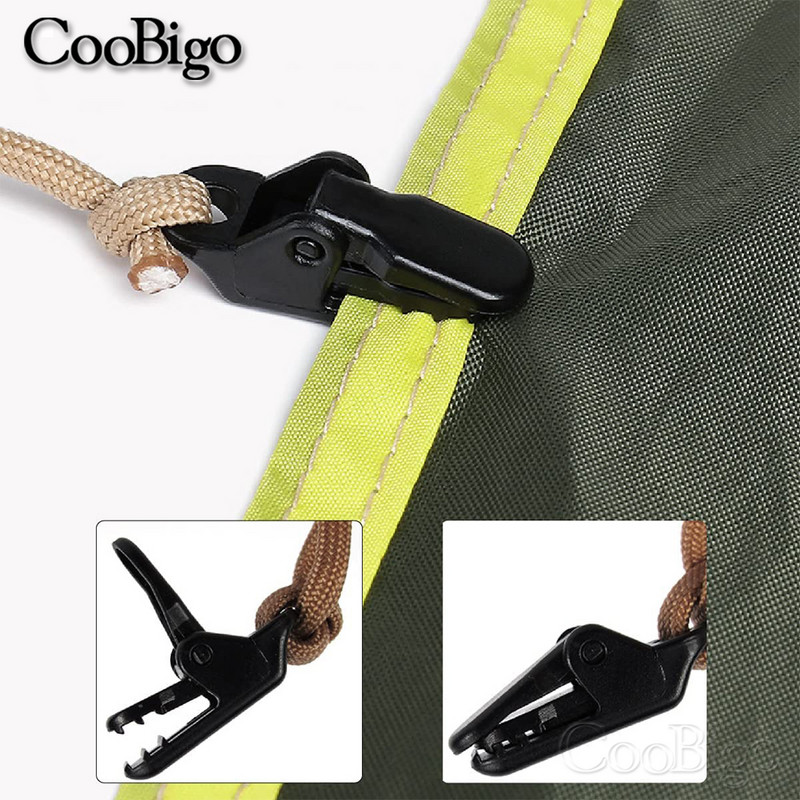 10 τμχ Άγκυρα με κλιπ για πεζοπορία σκηνής Άγκυρα εξωτερικού χώρου τροχόσπιτο Σφιγκτήρας σιαγόνας λαβή Camp Gripper Παγίδα Σφίξτε κουμπωτή τέντα Κιτ εργαλείων κουβούκλιο