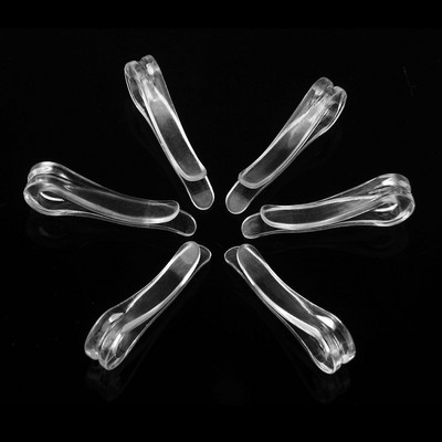 100 db/tétel U-alakú műanyag kapcsok ing ruhakapcsokhoz