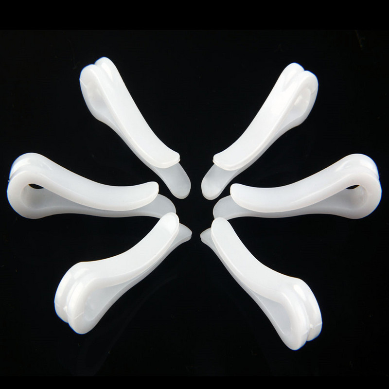 100 db/tétel U-alakú műanyag kapcsok ing ruhakapcsokhoz