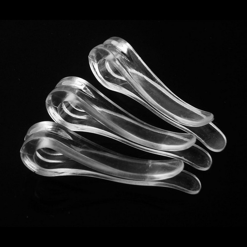 100 db/tétel U-alakú műanyag kapcsok ing ruhakapcsokhoz