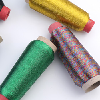 LMDZ 3300M Bright Silk Gold Thread Κέντημα Υπολογιστή Cross Stitch Silk Thread DIY Hand Stittching Hand Stittching Gold and Silver Thread